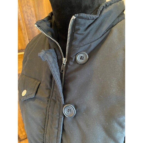 Sonoma  Vest Life & Style Puffer Size Large Multi Pocket Zipper Button Black - Picture 4 of 10